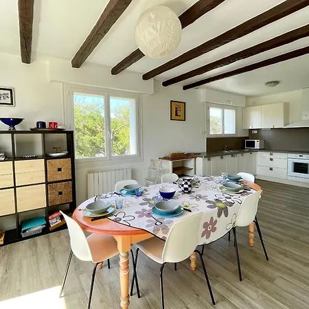 Vakantiehuis Maison Familiale Au Calme, Proche Plage, 9 Couchages, Terrasses, Wifi, Garage Velo - - Fr-1-231-203 *