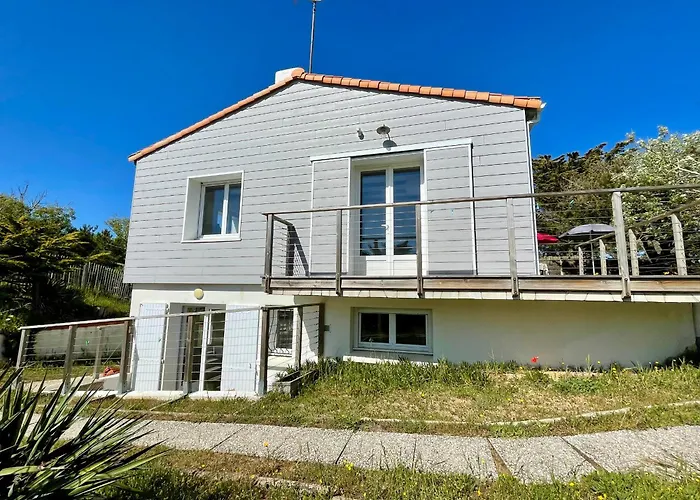 Vakantiehuis Maison Familiale Au Calme, Proche Plage, 9 Couchages, Terrasses, Wifi, Garage Velo - - Fr-1-231-203