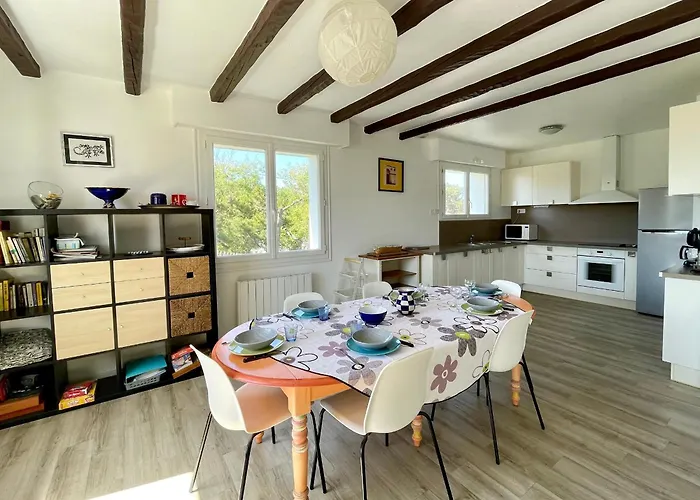 Vakantiehuis Maison Familiale Au Calme, Proche Plage, 9 Couchages, Terrasses, Wifi, Garage Velo - - Fr-1-231-203 *