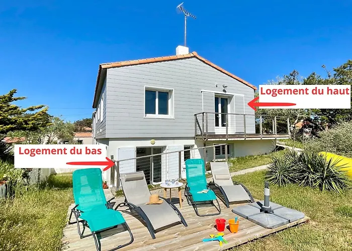 Maison Familiale Au Calme, Proche Plage, 9 Couchages, Terrasses, Wifi, Garage Velo - - Fr-1-231-203 *